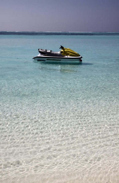 maldives water jet ski