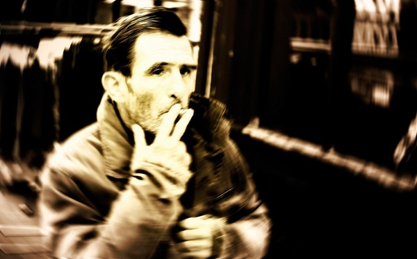 man and cigarette