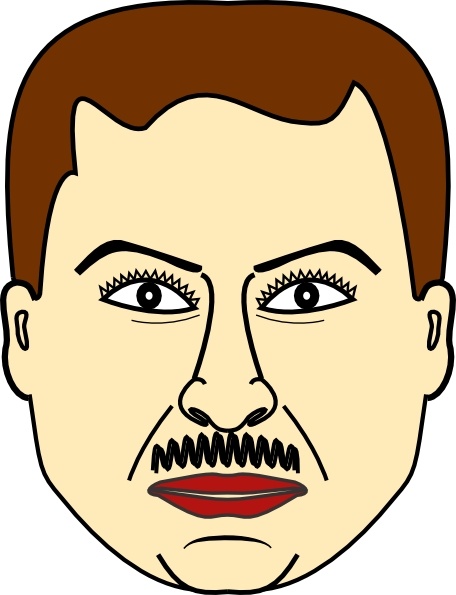 Man Face clip art