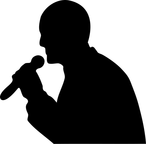 Man with a microphone