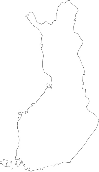 Map Of Finland clip art