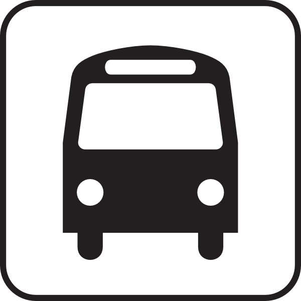 Map Symbols Bus clip art