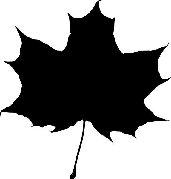 maple leaf silhouette 2