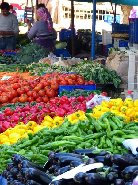 market vegetables food
