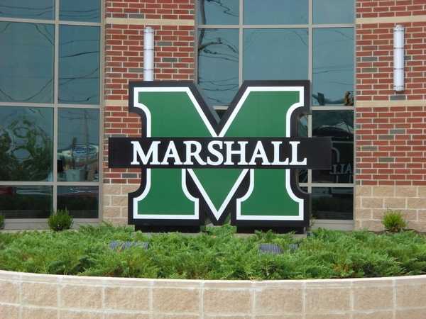 marshall university sign west virginia