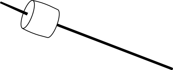 Marshmallow On A Stick clip art