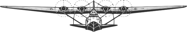 Martin Flying Boat clip art