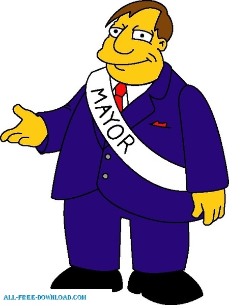 Mayor Quimby 01 The Simpsons