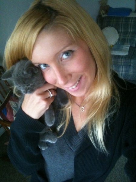 me and a kitten