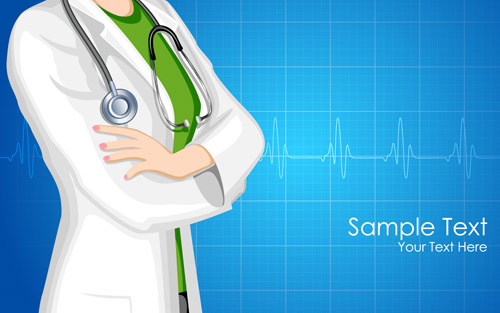 medical and health elements vector