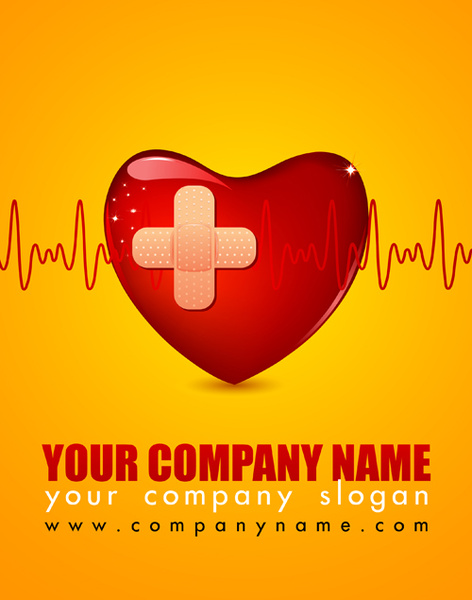 medical design elements vector set 