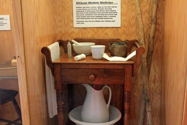 medicine table at fort wilkens state park michigan