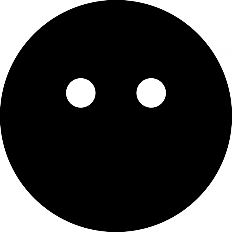 meh blank emoticon flat black white contrast circle face sketch