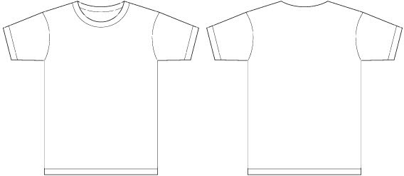 T shirt shop template eps