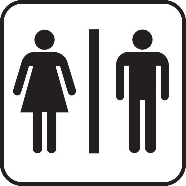 Download Men Women Bathroom clip art Free vector in Open office drawing svg ( .svg ) vector illustration ...