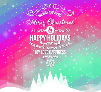 merry christmas and happy holiday background