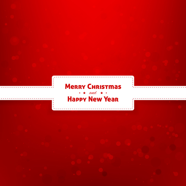 merry christmas and happy new year frame red background 
