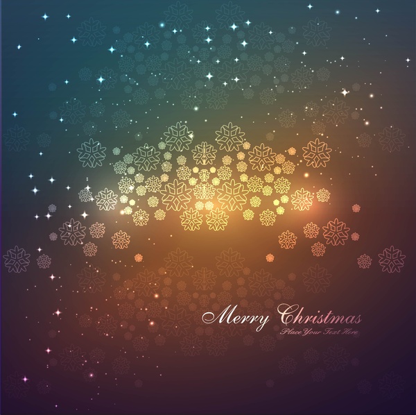 Merry christmas celebration bright colorful card design vector Vectors ...