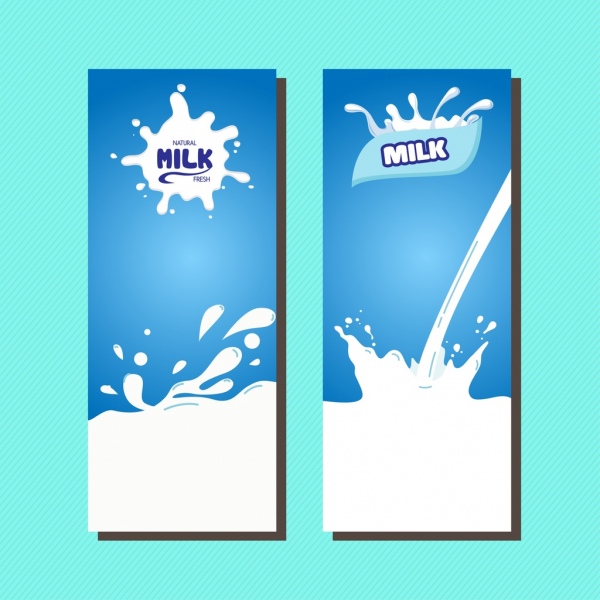 milk leaflet sets white liquid decoration
