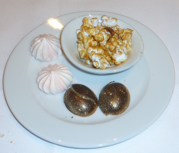 mints chocolate and popcorn