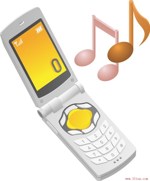 mobile music vector