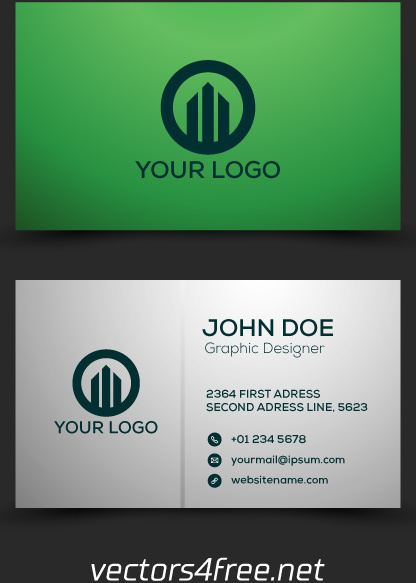 modern business card design template