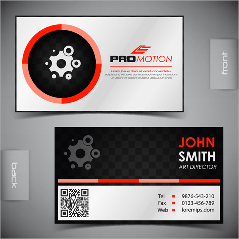 Front And Back Business Card Template Best Images Limegroup org