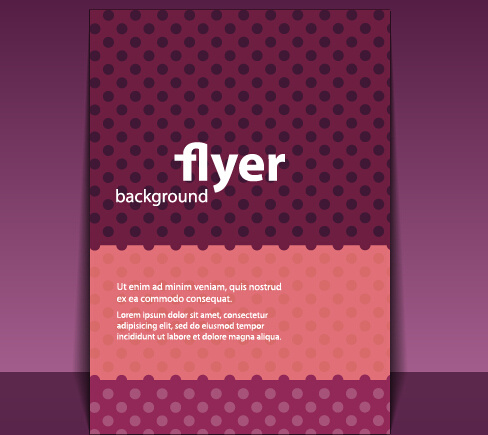 modern business flyer backgrounds vector