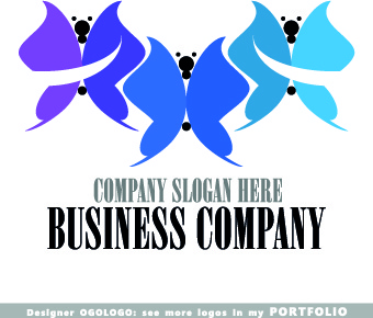 modern business logos creative design vectors