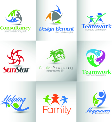 Modern Business Logos Design Art Vector Free Vector In