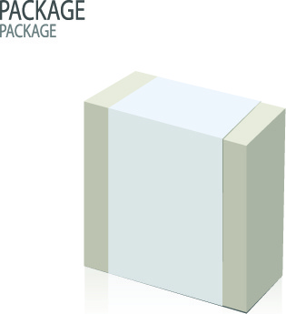 modern cardboard package boxes illustration vector