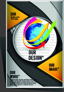 modern flyers and brochure design vector