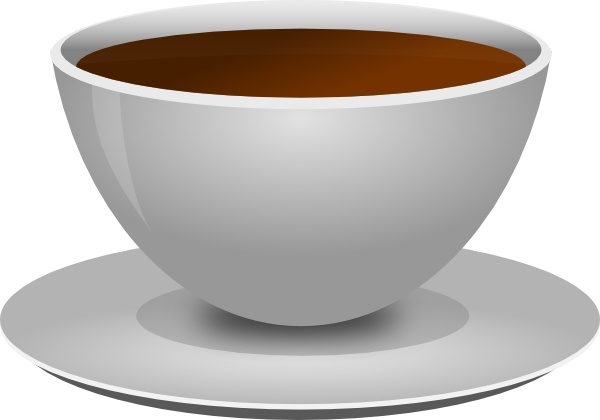 Mokush Realistic Coffee Cup Front D View clip art