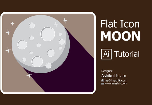 Moon Flat Icon Free Vector In Adobe Illustrator Ai Ai Format Format For Free Download 2 94mb