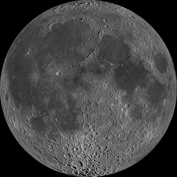 moon full moon crater