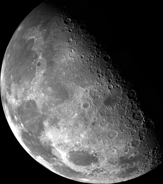 moon half moon darkness