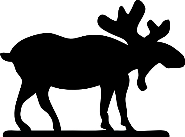 Moose Sihouette clip art