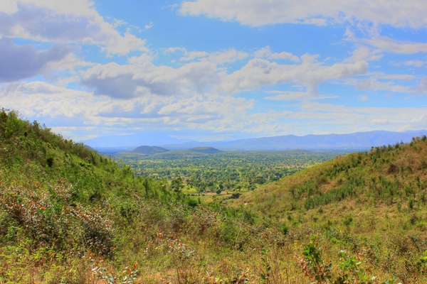 more mountain landscape in pignon haiti
