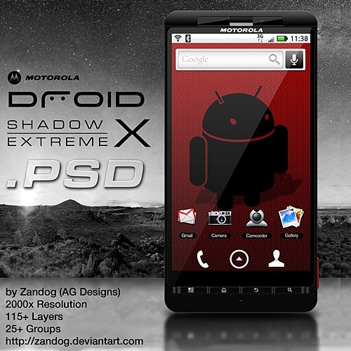 Motorola Droid X PSD