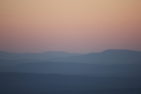 mountains sky sunset silhouette landscape