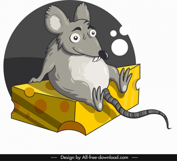 mouse animal icon comic cartoon character sketch