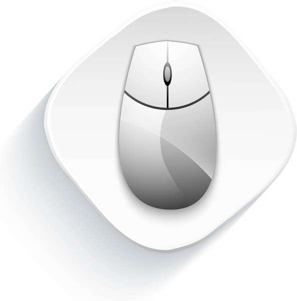 mouse computer icon illustration vector