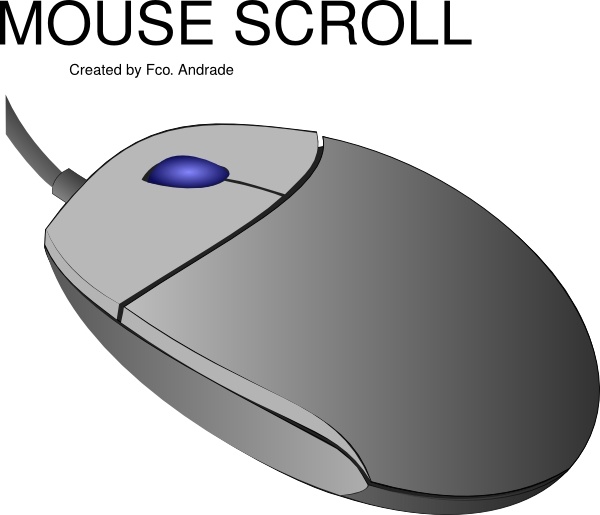 Mouse Scroll clip art