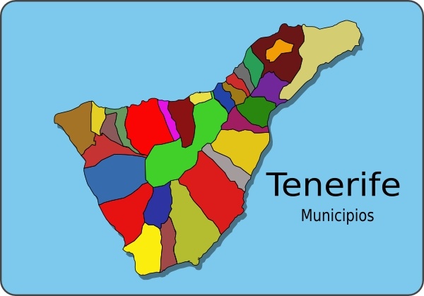 Municipios Tenerife clip art
