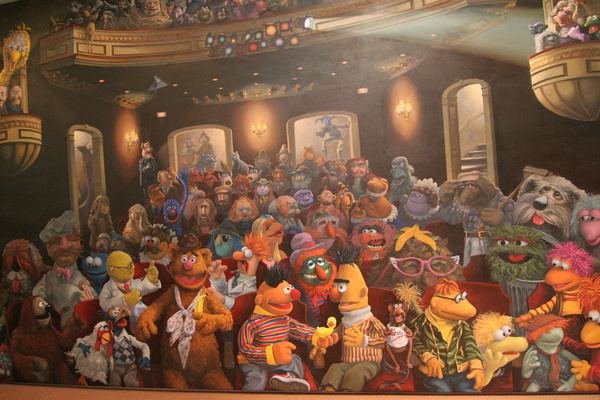 muppets mural jim henson studios