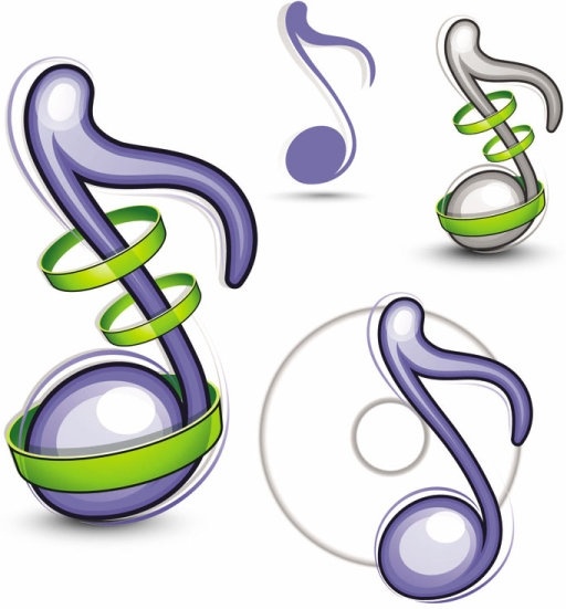 Music icon vector Free vector in Encapsulated PostScript eps ( .eps