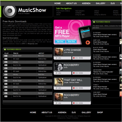 Music Show Template