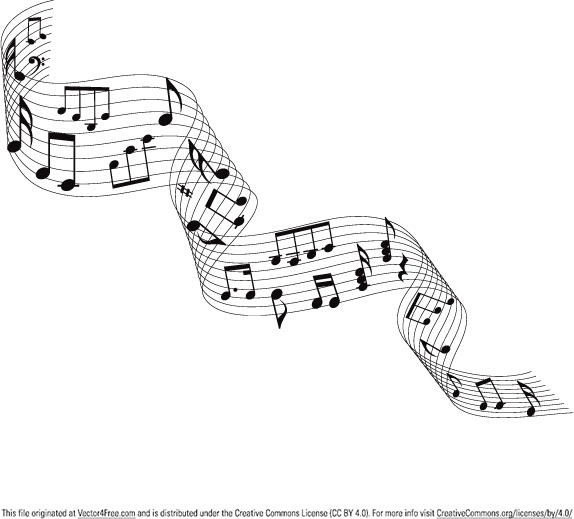 Musical notes Free vector in Encapsulated PostScript eps ( .eps