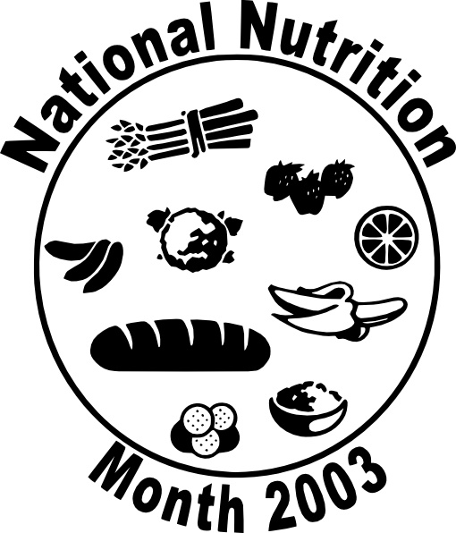 National Nutriion Month clip art