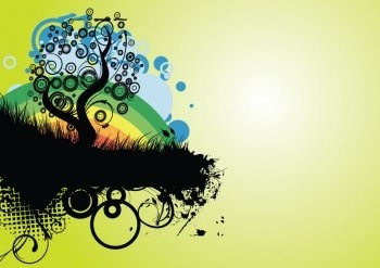 nature abstract vector design